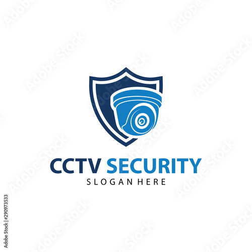 CCTV Vector Logo Design. Camera Logo Template Design. And Security System Logo Vector