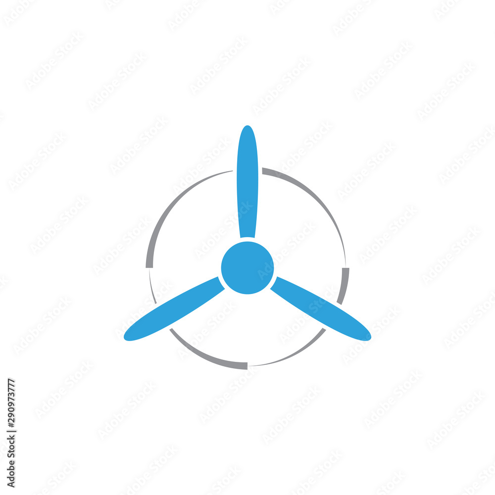 Propeller graphic design template vector isolated illustration Propeller graphic design template vector isolated illustration