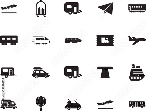 holiday vector icon set such as: toy, luxury, road, race, stripe, art, sea, outdoor, side, balloon, template, hotel, liner, highway, basket, coupon, access, navigation, cart, fun, cruiser, logo