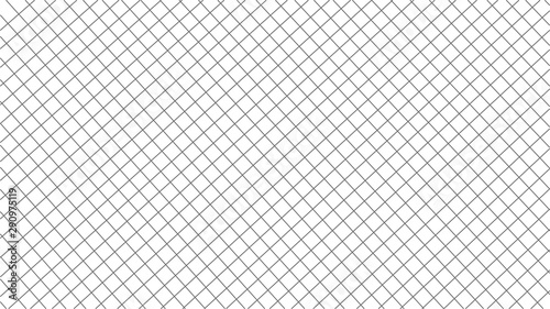 Grid on white background. 3d wireframe landscape. Perspective. Vector illustration.