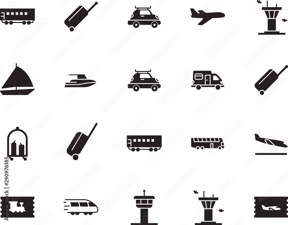 holiday vector icon set such as: sea, school, high, cart, ship, tickets, arrivals, wave, set, sport, trailer, motion, delivery, vessel, traveler, front, destination, sailboat, caravan, access holiday vector icon set such as: sea, school, high, cart, ship, tickets, arrivals, wave, set, sport, trailer, motion, delivery, vessel, traveler, front, destination, sailboat, caravan, access