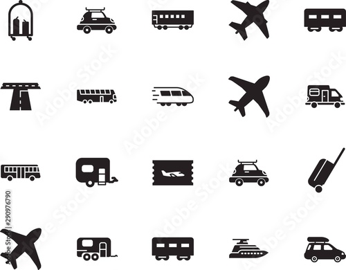 holiday vector icon set such as: marine, metro, tickets, departure, pictogram, life, fast, ticket, yacht, leisure, rv, voyage, roadside, outdoor, wheel, case, vessel, stripe, race, paper, boat