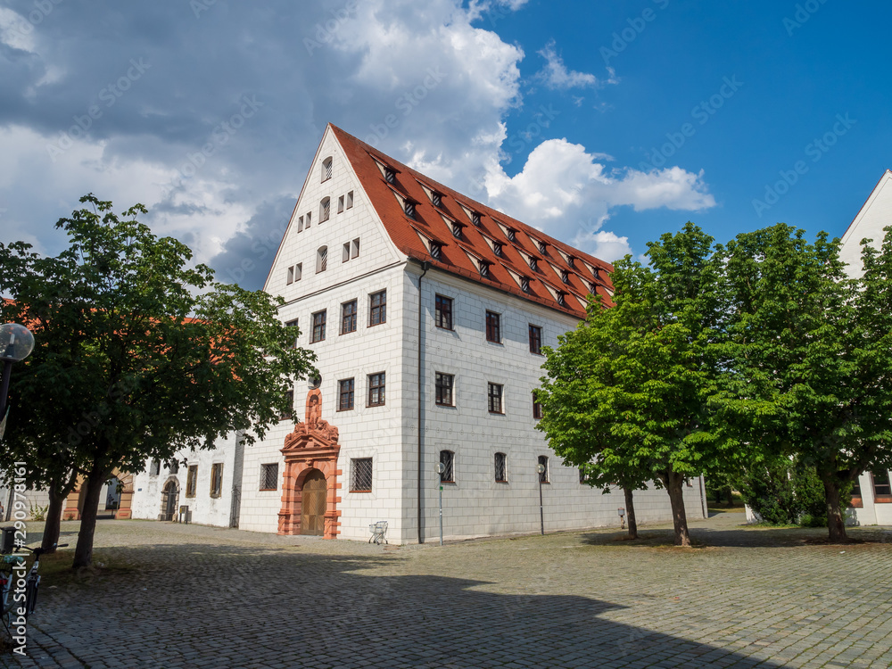 Ulm, Germany - Jul, 20th 2019: The Labor Court Ulm , a court of labor jurisdiction , is one of the nine Baden-Württemberg labor courts