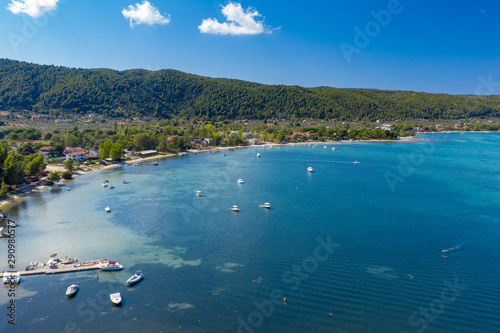 Vourvourou beach auf Sithonia, Chalkidiki, Griechenland