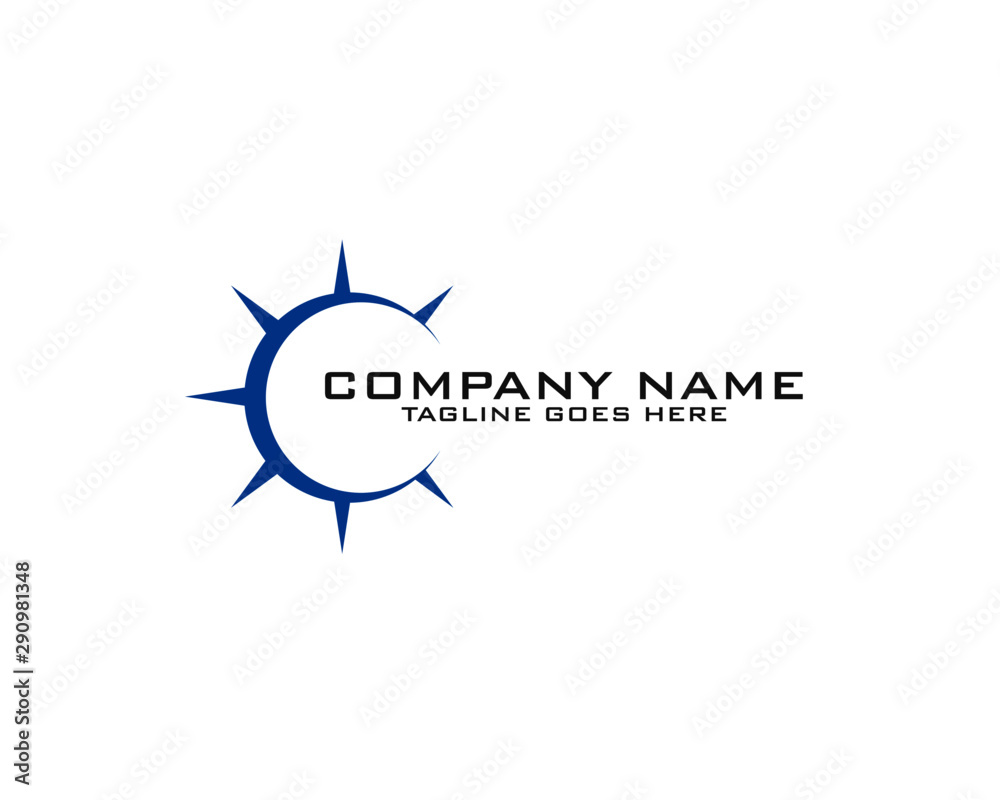 Creative Compass Concept Logo Design Template Creative Compass Concept Logo Design Template