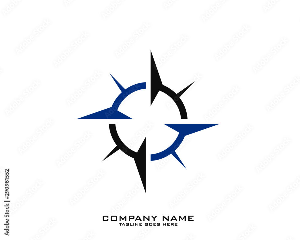 Creative Compass Concept Logo Design Template Creative Compass Concept Logo Design Template