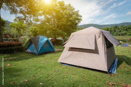 Family Camping Tent at camping point