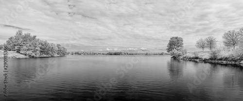 infra-rouge lac vue Miribel