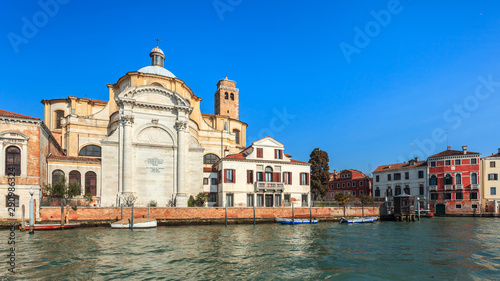 San Geremia Church in the grand canal of Venice, Italy. © k_samurkas