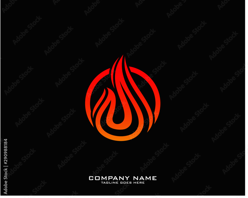 Fire flame Logo Template Fire flame Logo Template