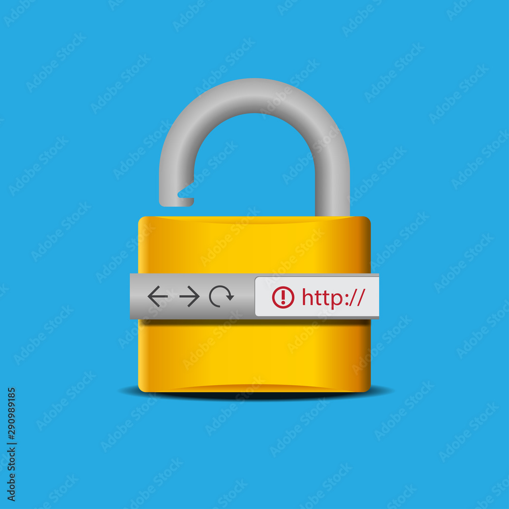 HTTP Protocol Concept vector illustration. HTTP Protocol Concept vector illustration.