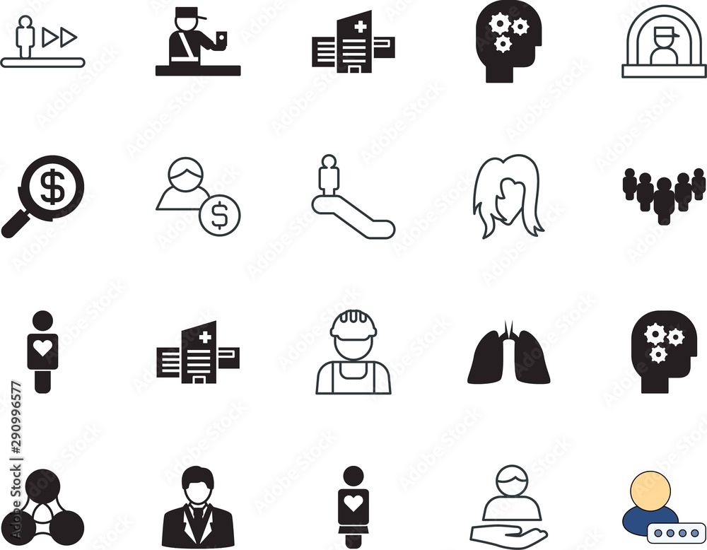 people vector icon set such as: family, hat, lung, engineer, currency, password, makeup, border, set, tie, industry, lobby, researcher, beauty, vacancy, salon, wrench, desk, glass, tourism, repairman people vector icon set such as: family, hat, lung, engineer, currency, password, makeup, border, set, tie, industry, lobby, researcher, beauty, vacancy, salon, wrench, desk, glass, tourism, repairman