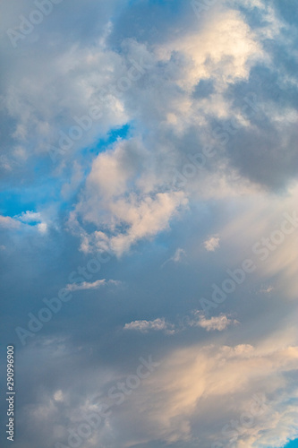 colorful sunset sky