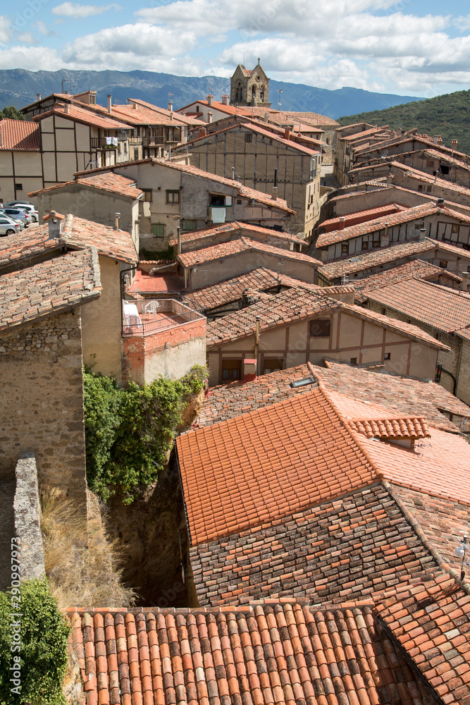 Roof Tops in Village of Frias; Burgos
