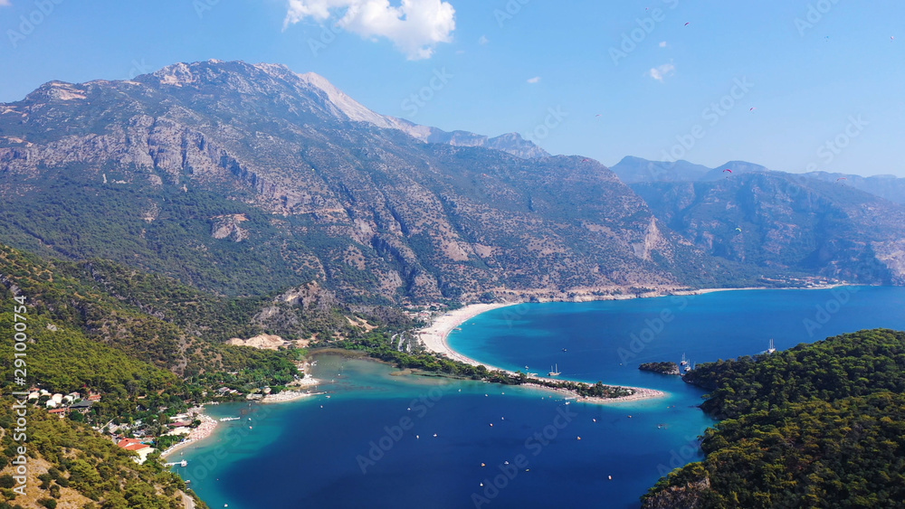 Oludeniz Blue Lagoon.  Oludeniz is a amazing beach on the southwest coast of Turkey.