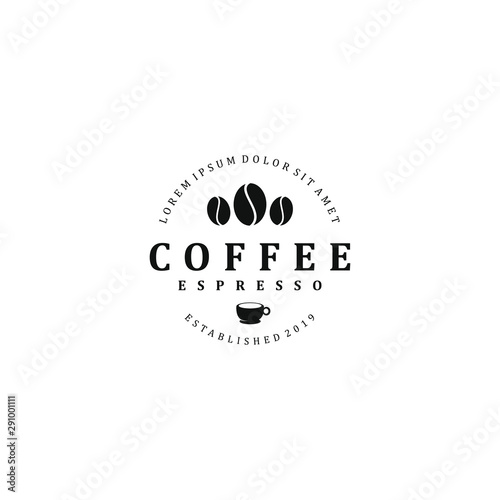 Coffee shop logo - cafe logo brand product