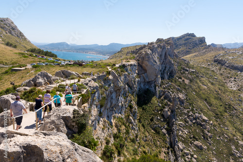 Mallorca. Observation deck on the way to Cape Formentor.