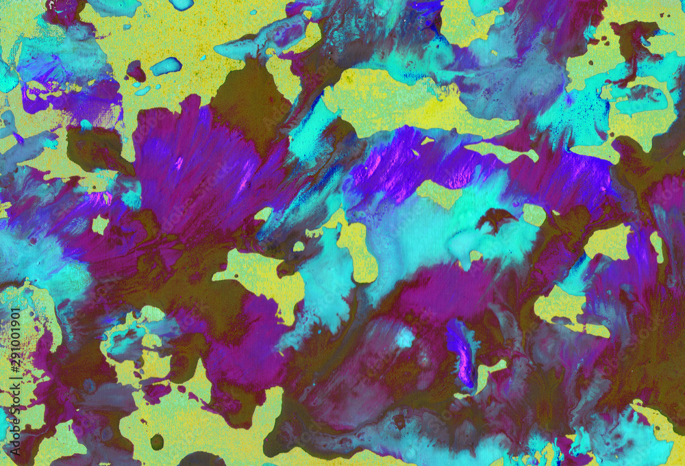 Abstract background. Painting hand-made texture with splashes and drops. Design for backgrounds, wallpapers, covers and packaging.