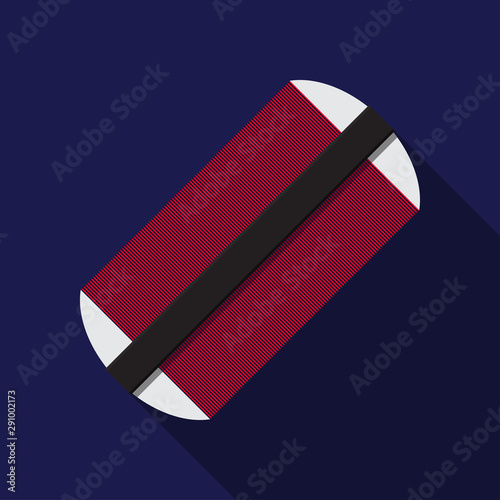 Wooden lice comb,louse removal vector flat design
