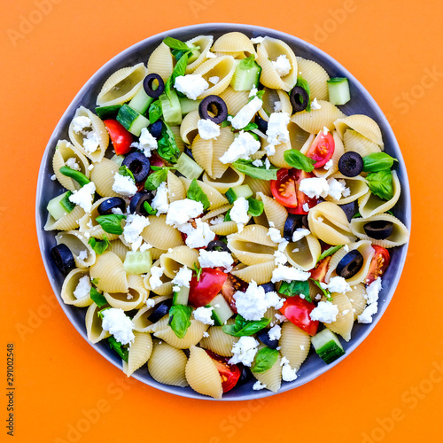 Mediterranean Style Greek Pasta Salad