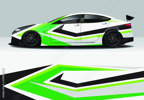 car wrap modern abstract design background