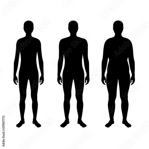 Vector man silhouette