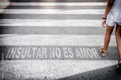 Zebra crossing subliminal message Gender Equality