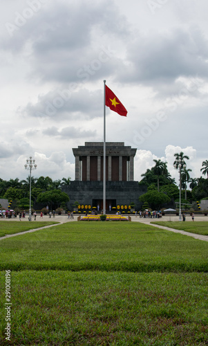 Imagen del mausoleo de Ho Chi Minh en Hanoi, Vietnam