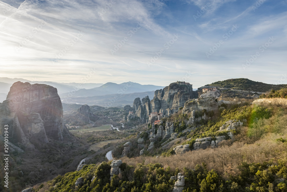 Obraz premium Trip to Meteora Monasteries in Greece