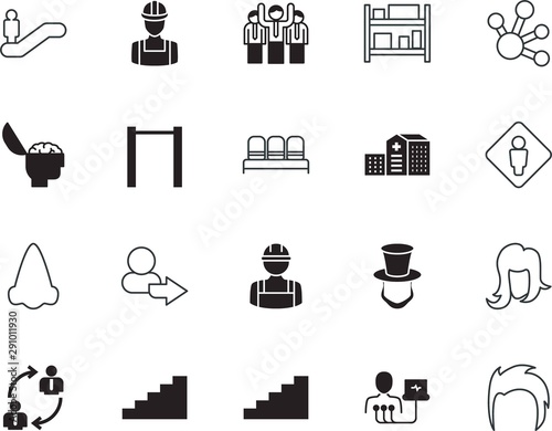 people vector icon set such as: personal, electronic, direction, interview, addition, data, natural, lungs, privacy, seat, storage, spread, hipster, warehouse, politician, user, linear, organ, medic