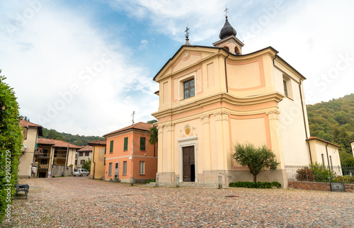 Church of Saints Peter and Paul in Brinzio village, province of Varese, Italy photo