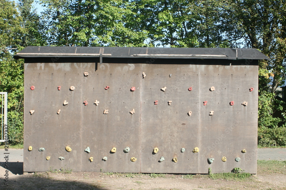 Fototapeta premium Kletterwand