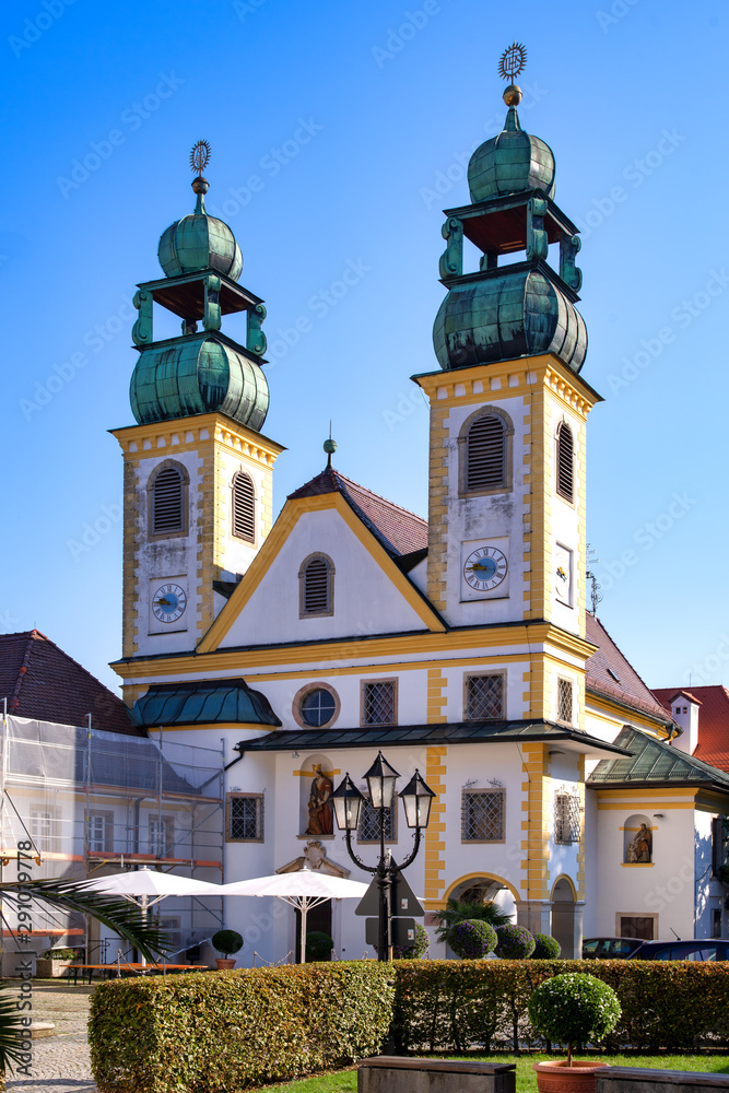 The monastery Mariahilf in Passau, Germany