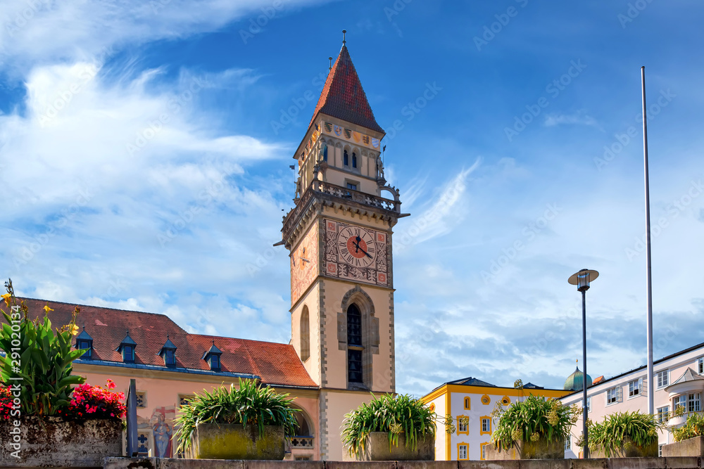 The old town hall in Passau, Bavaria, Germany