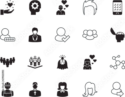 people vector icon set such as: coverage, preaching, grid, glamour, shape, industrial, priest, church, christianity, spa, solution, phone, help, tablet, facial, collection, cell, connect, talk, art