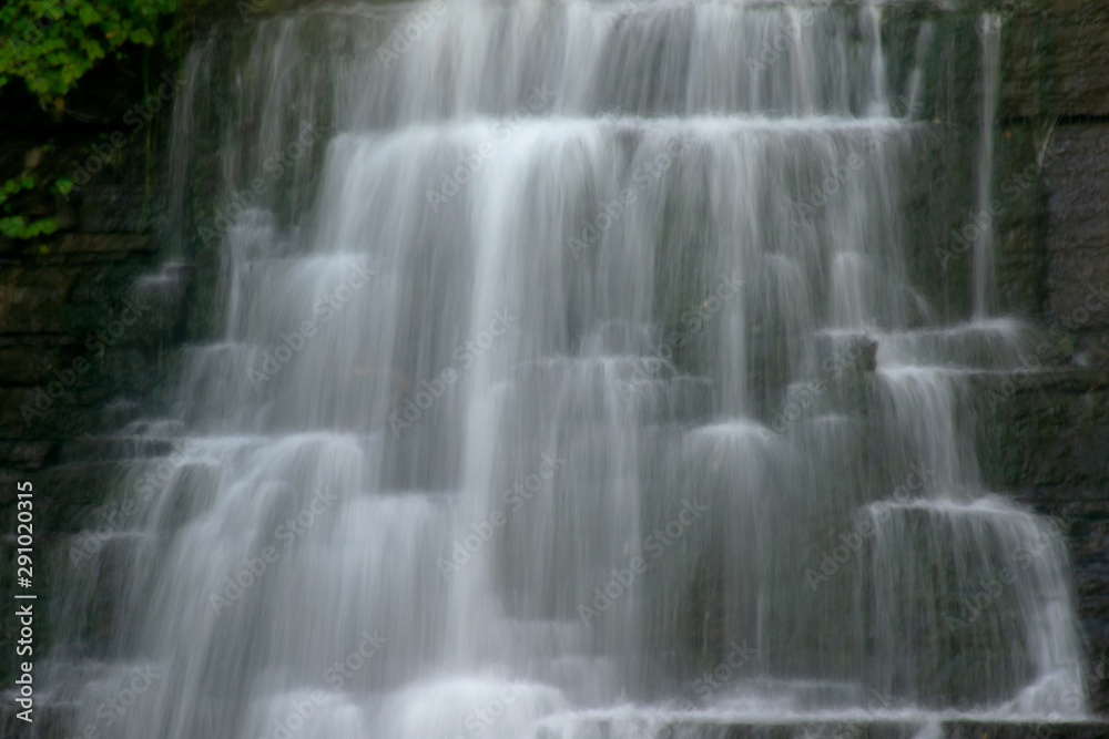 waterfall in forest waterfall in forest