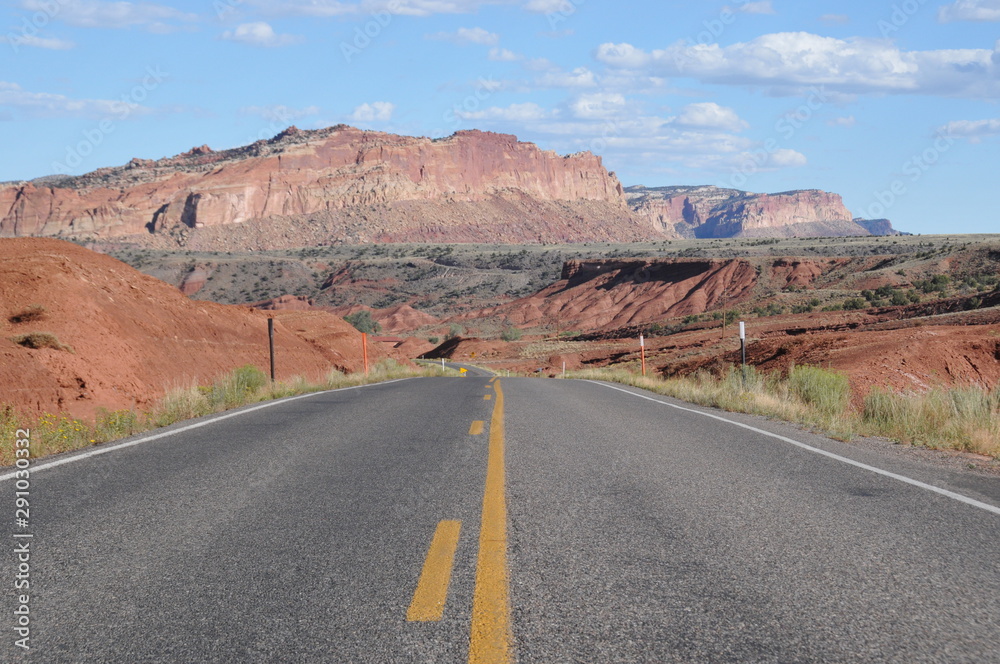 Scenic drive through Utah Scenic drive through Utah