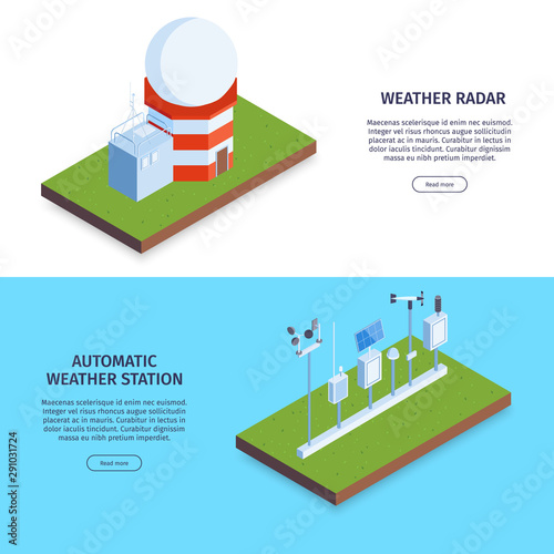 Weather Station Horizontal Banners