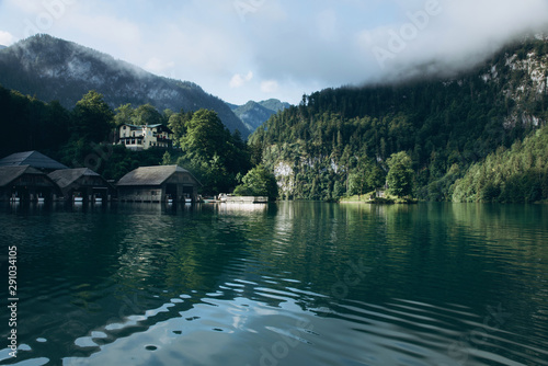 Beautiful vew of the lake in Bavaria photo