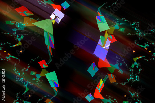 abstract fractal fantasy design background © tanya78