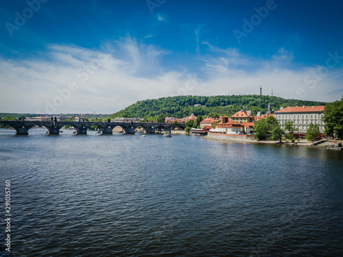view of the river in prague