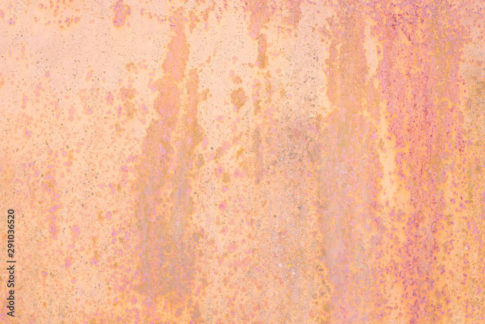 Beige pink coral background of rusty sheet Beige pink coral background of rusty sheet