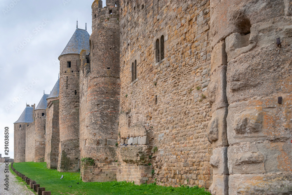 Medieval Castle of Carcassonne, Aude Occitanie France