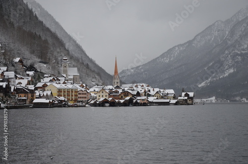 Hallstatt view. Austria