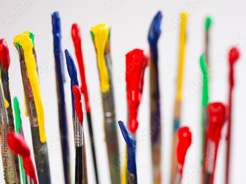 Colors, Brush, school, pen 