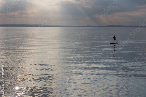 Stand up paddling at the Bodensee