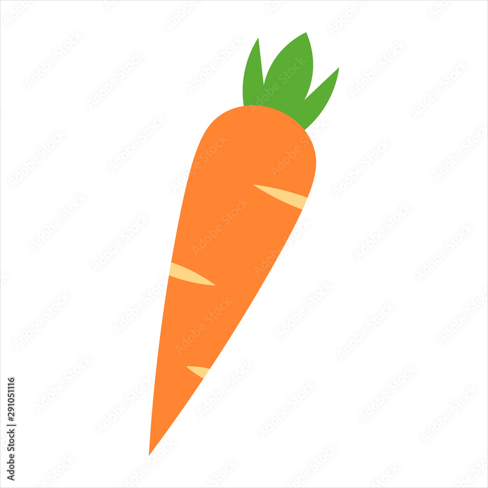 Foods icons vector design. Carrot icon vector illustration Foods icons vector design. Carrot icon vector illustration