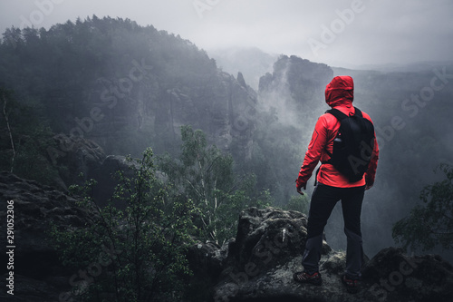 Berg Wandern zum Gipfel