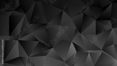 Trendy Low Poly Dark Background for Your Business