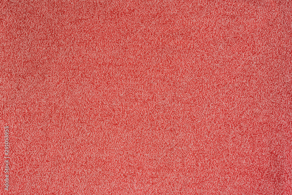 Fototapeta premium Red melange seamless fabric texture.